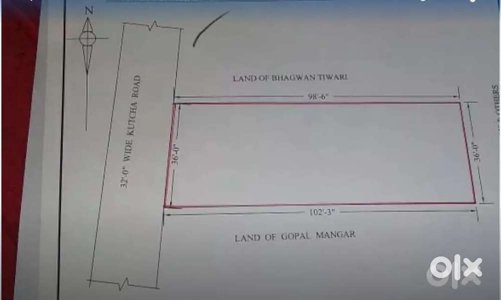 Sale 5 khata plot in Fafri 6.5lacs per khata( negotiable)