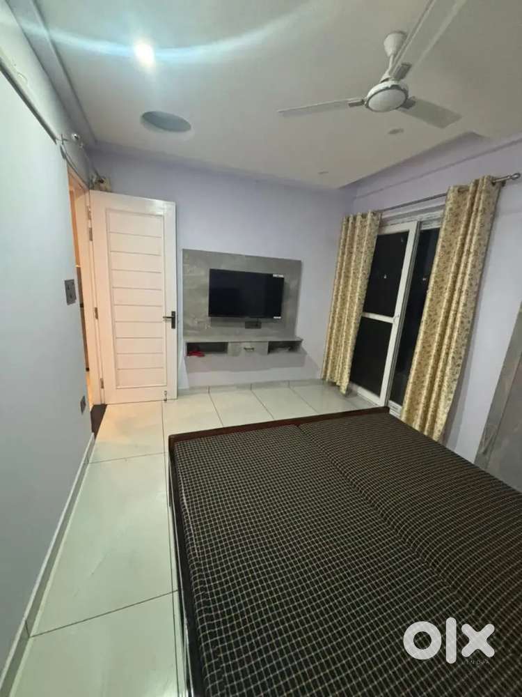 Semi Furnished one Bhk flat at Rajeshwari nagar phase 1lane no 1