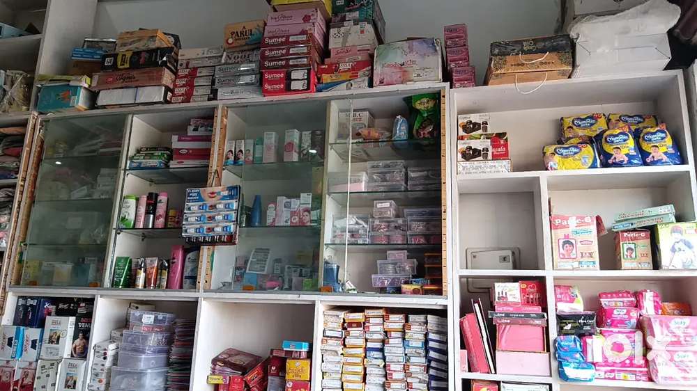 Clothes, cosmetics, footwear with furniture