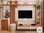 Homes office showroom in wooden furniture and trunky project