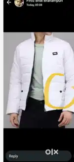 Man, boy foam jacket