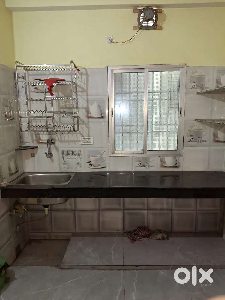 2bhk flat kitchen bathroom 2bad room