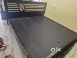 Double cot bed with best condition only one year used
