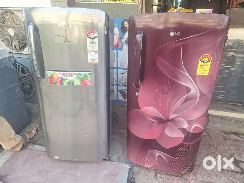 Good condition fridge washing machine