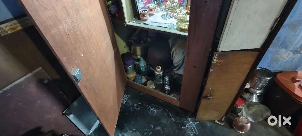 Wooden Almirah With secret Locker