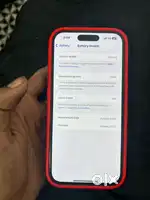 Iphone 15 , 4 month used only, 100% battery backup