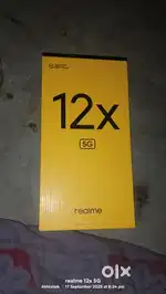 One year old realme 12x with box