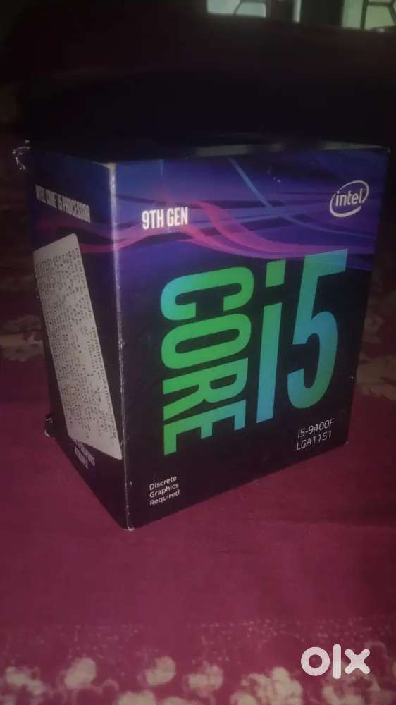 Intel i5 9400f & PSU 700W Antec.
