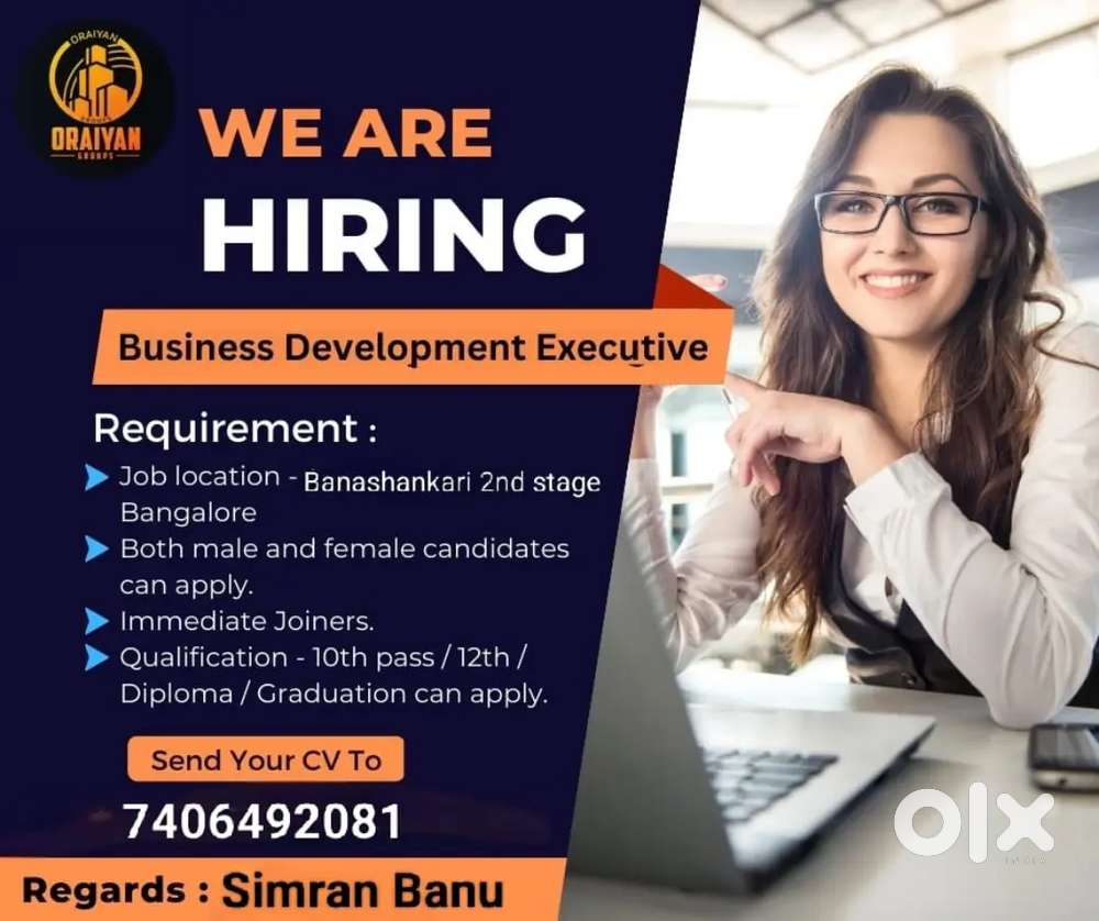 Business Development Executive, Team Leader,