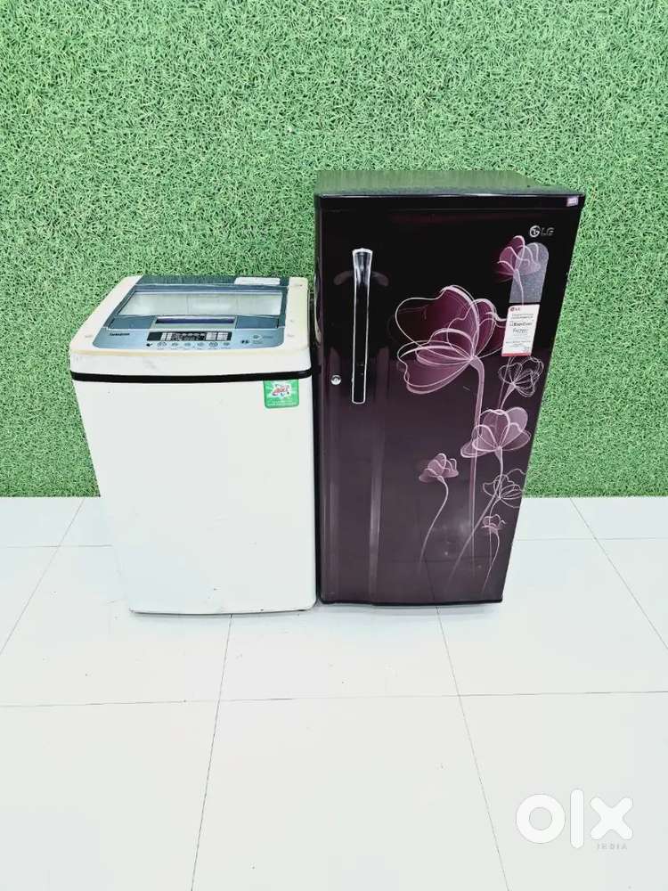 Lg refrigerator and lg top load washing machine