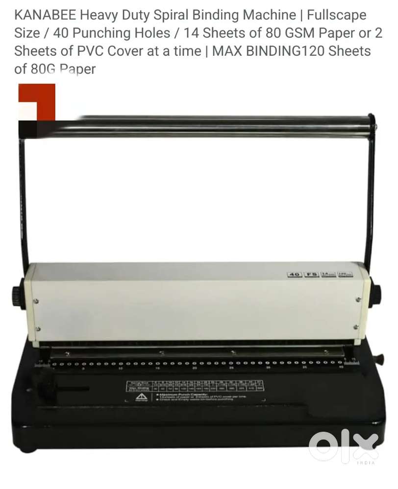 Spiral binding machine