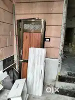 Aluminum gate wooden item