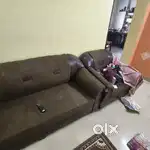 3+2 black sofa