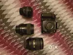 Nikon D850 with 3 lenses
