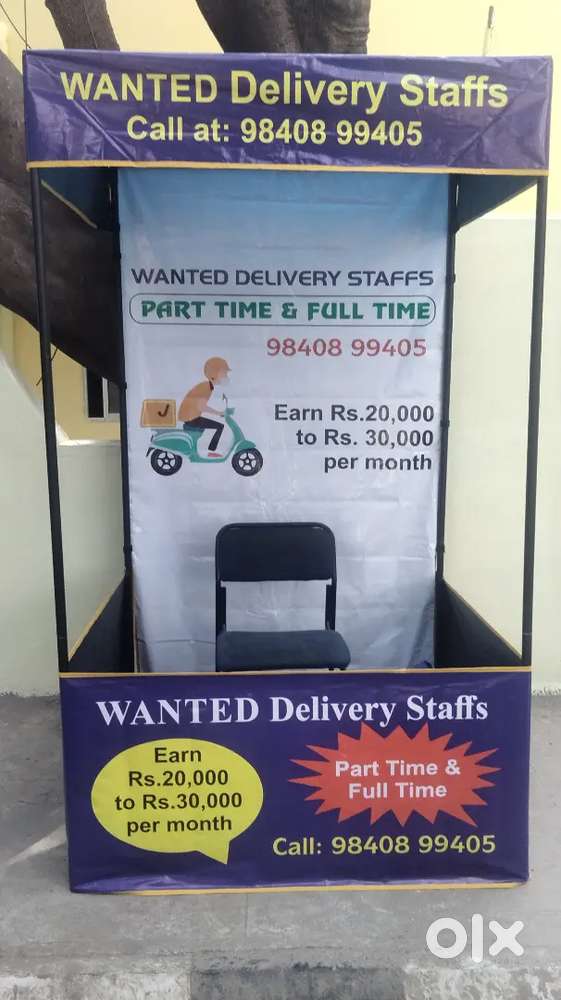 Courier delivery staff