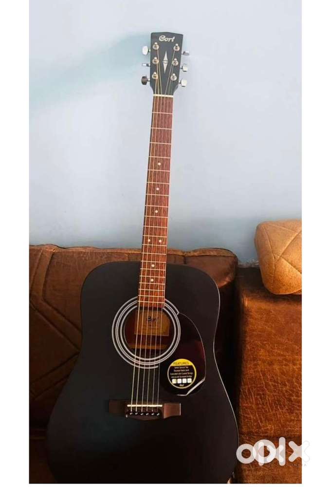 Cort Black Acoustic Guitar –New