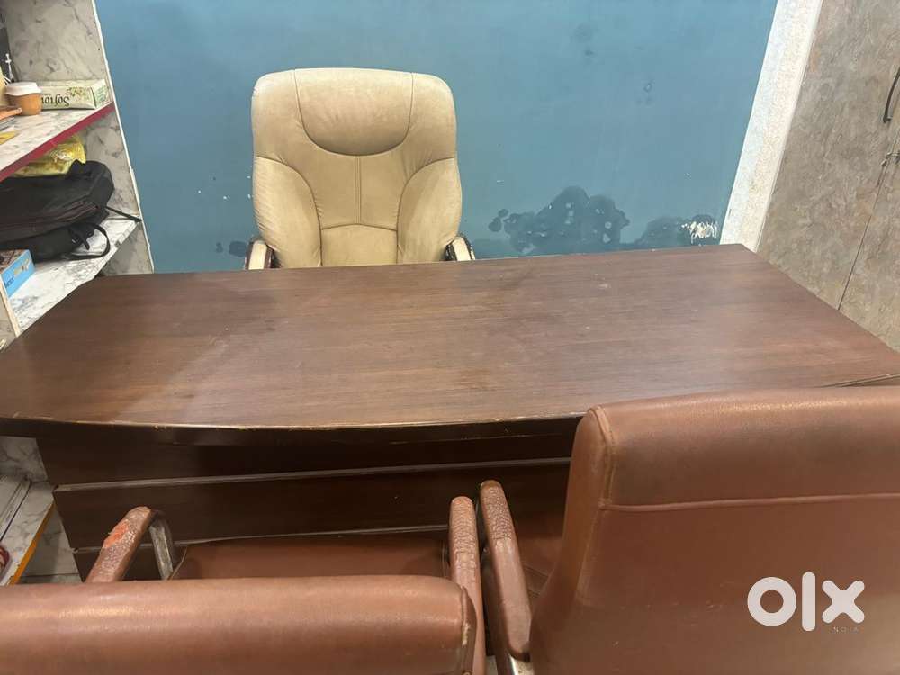 Office table and chair