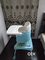 R for Rabbit Cherry Berry Grand Baby High Chair(Teddy Green)