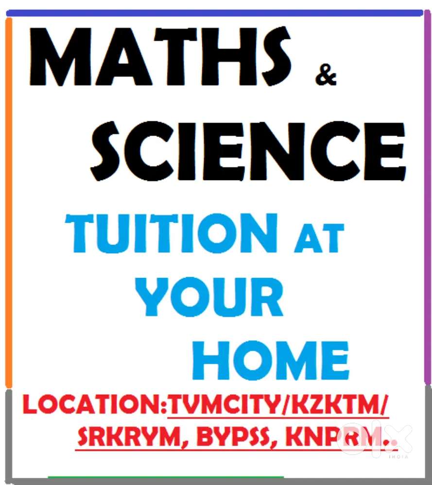 Special Tuition (Maths+Science) At your home.