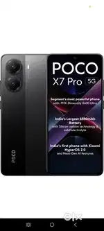 Poco x7 pro 12/256 15 day use only