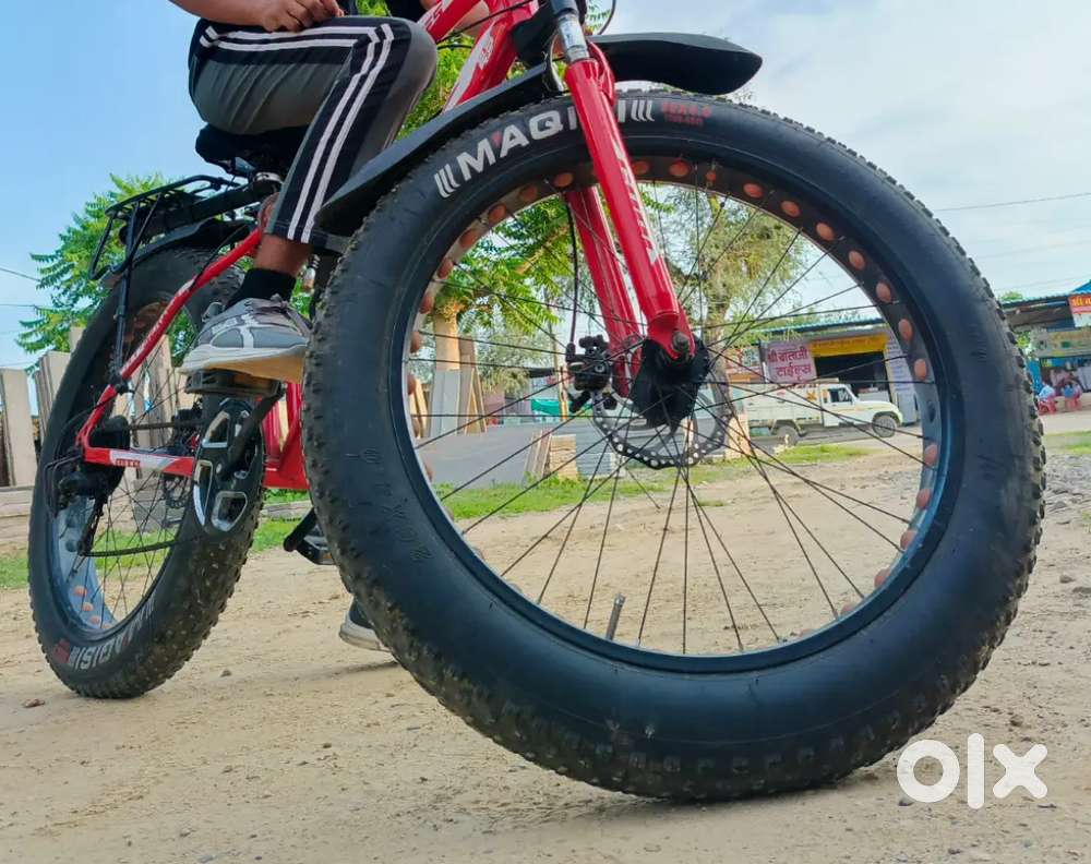 21 Gear Cycle with Disc Brakes, Fatty Tyre Cycle
