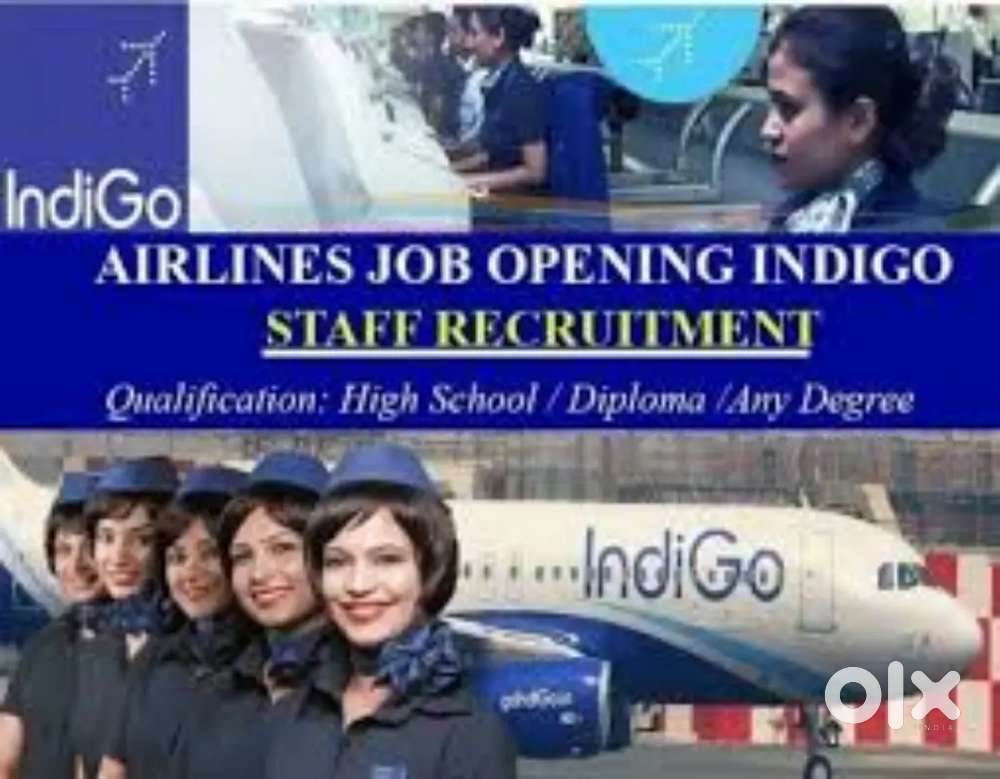 Ground staff vacancy open in Indigo airlines limited seats