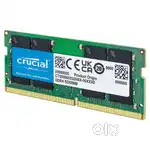 2 RAMs Crucial 8GB Single DDR4 3200 MT/S SODIMM 260-Pin - CT8G4SFS832A