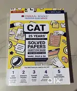 OSWAAL CAT 25 Years and Topic Wise Solved Papers - Question Bank