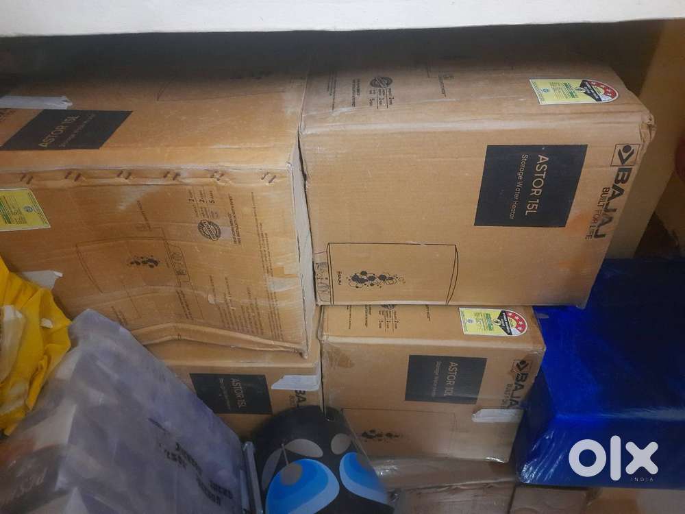 Electric geysers 15 ltrs and 10 ltrs brand new bajaj company