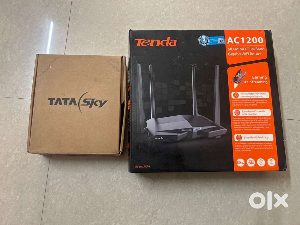 Dishes, Router & Remotes