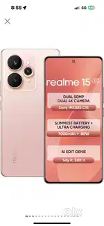 Realme 15 5G new condition brand-new 10 days use