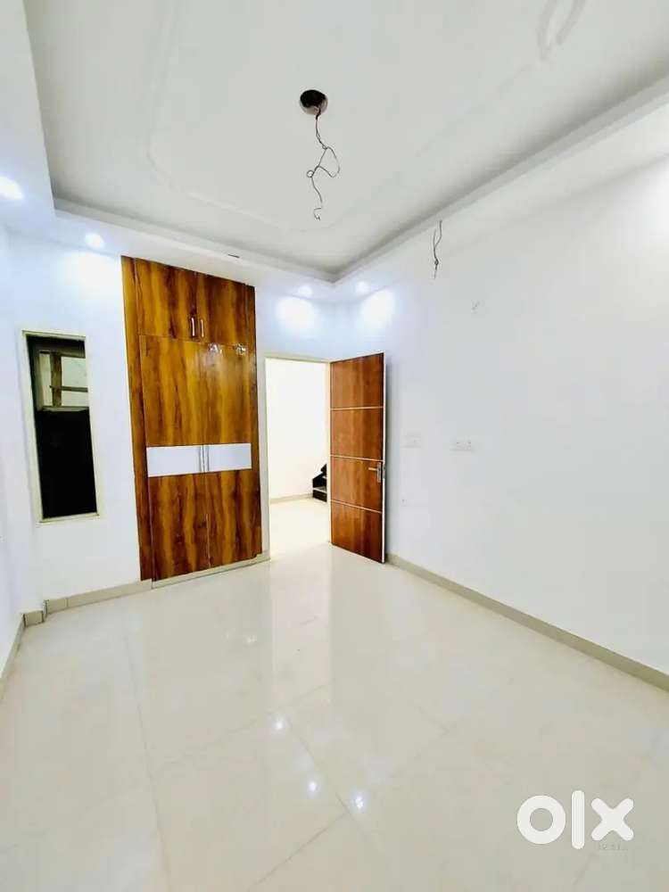 3bhk low rise Gated society with club swimming pool gym temple park ne