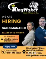 Sales manager and front office