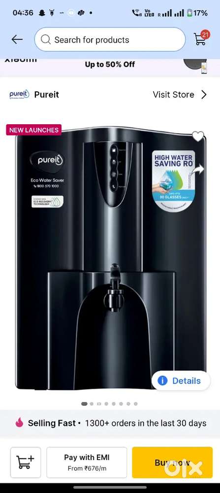 Pureit water purifier