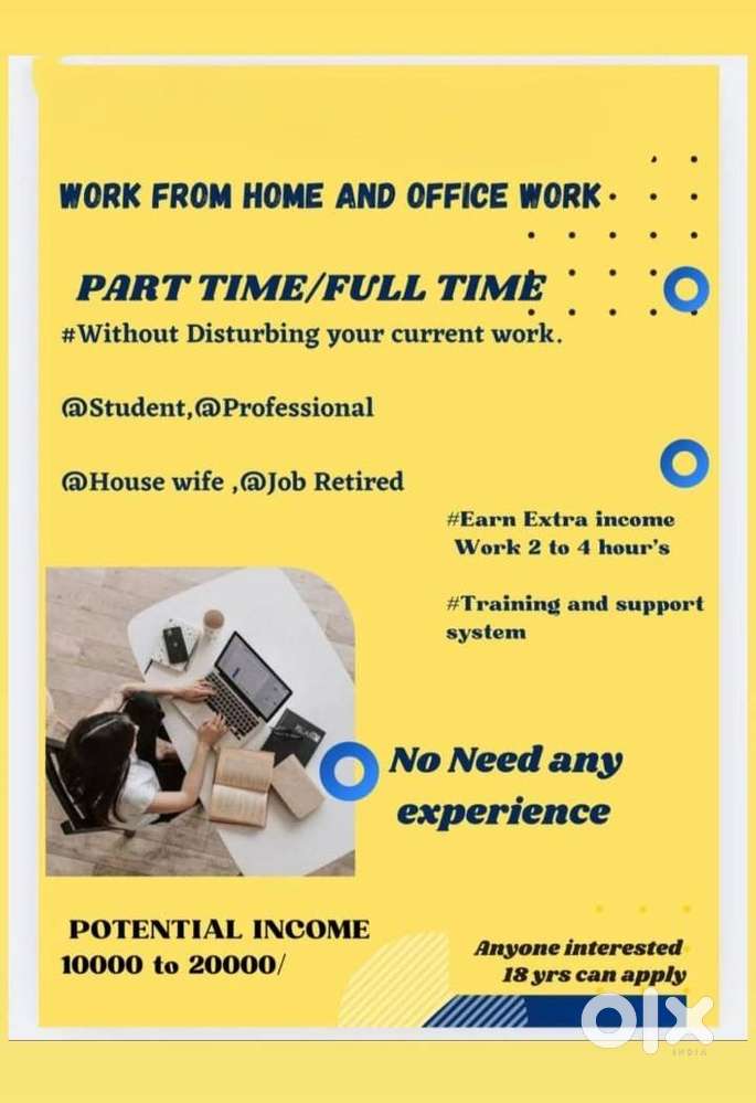 Part time/ full time Jobs, Students, Housewife & Employment ‼️