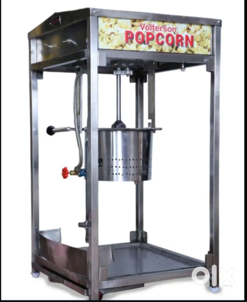 Volterson gas pop corn machine 400gram capacity, sugar candy imported.