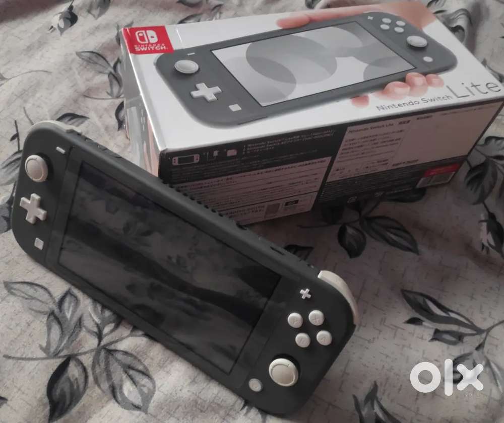 Nintendo switch lite 128gb storage card black colour console