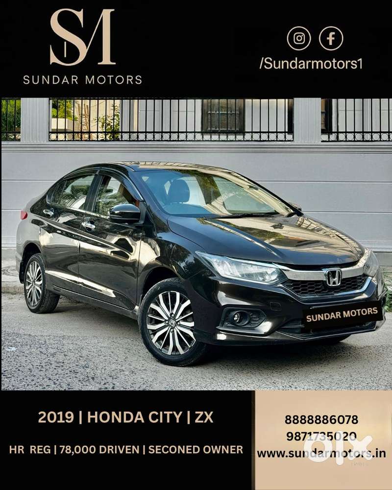 Honda City ZX VTEC, 2019, Petrol