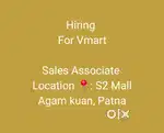 Sales Associate for V Mart (S2 Mall)