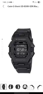 Casio G-Shock GD-B500-1DR Bluetooth Digital Black Dial Men