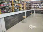 Showroom Furniture Counter & Glass racks