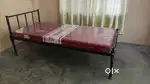 Steel Bed with Mattress (Single)