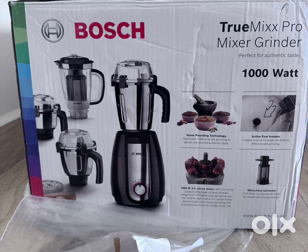 Brand New, Unused Mixer Grinder - Bosch TrueMixx Pro 1000W