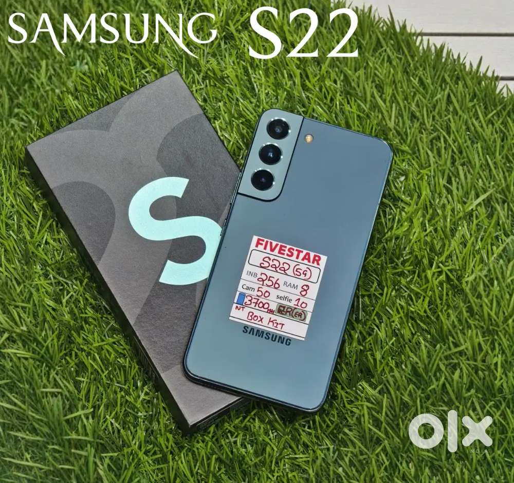 SAMSUNG S22 5G 256GB/8GB brand new condition , lite used with full kit