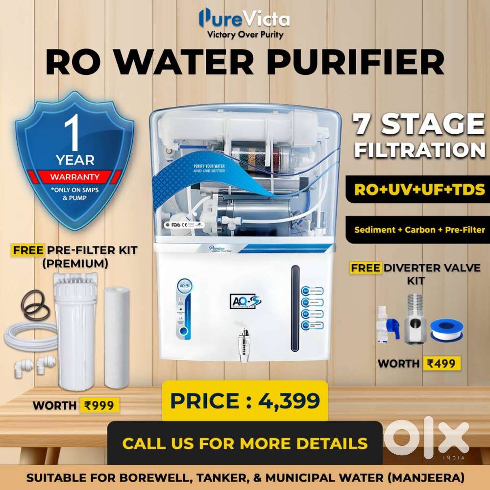 Brand-New 12L RO Water Purifier with Advanced 7-Stage Filter for 4399