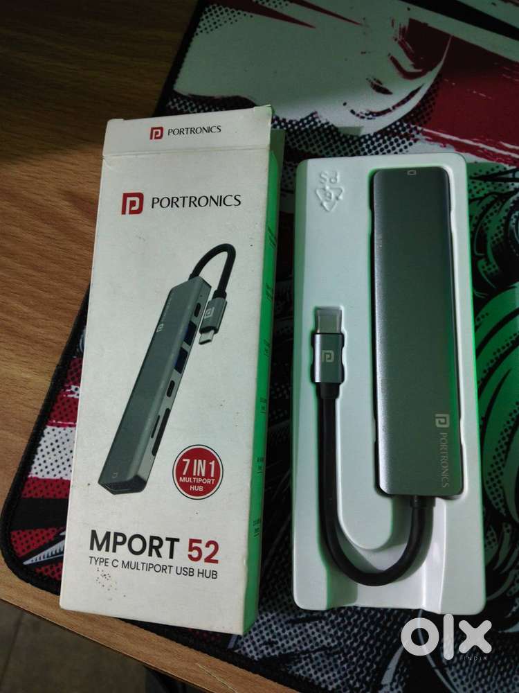 Portronics USB Hub ( 7 in1 Type C)