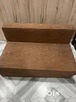 Sofa cum bed , In it easily 2 person can sleep or sit