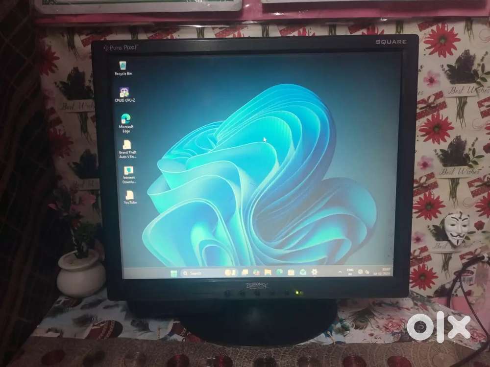 Monitor Zebronics 4K Monitor 120HZ refresh rate.  Pure 4k 120HZ