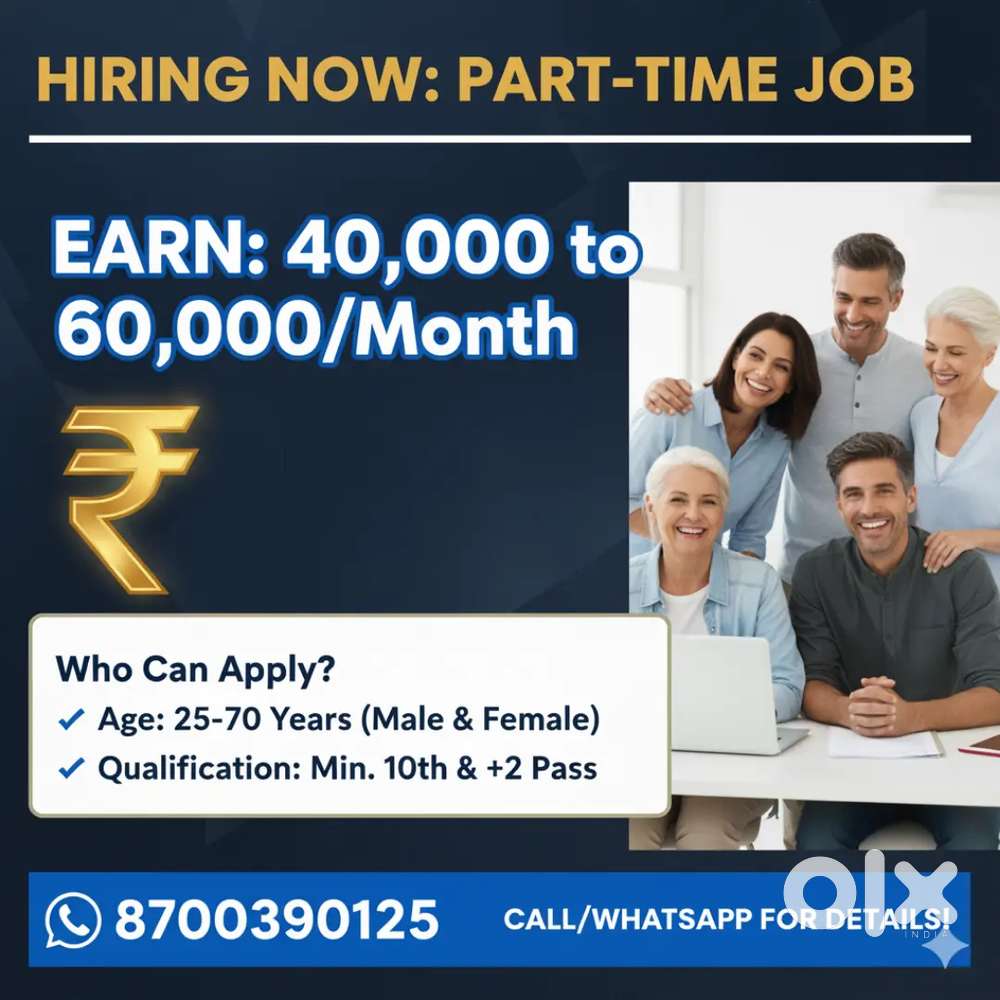 Oppertunity to earn upto 40k to 60k