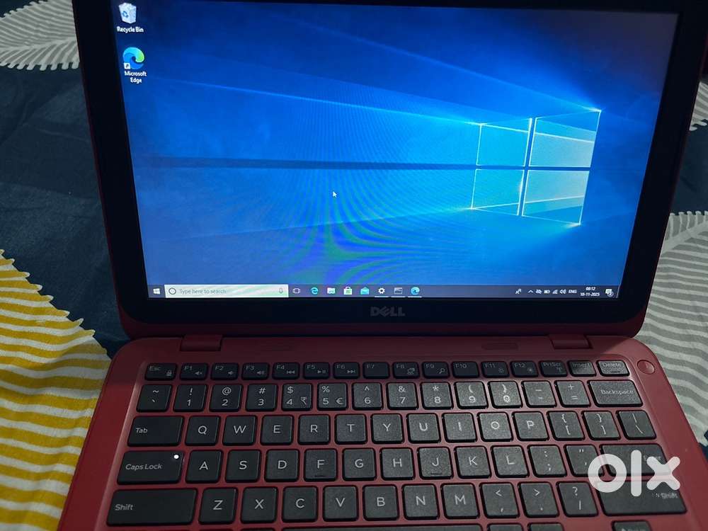 Laptop in red color